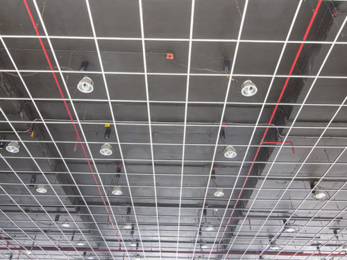 lights in ceiling of industrial building davie fl
